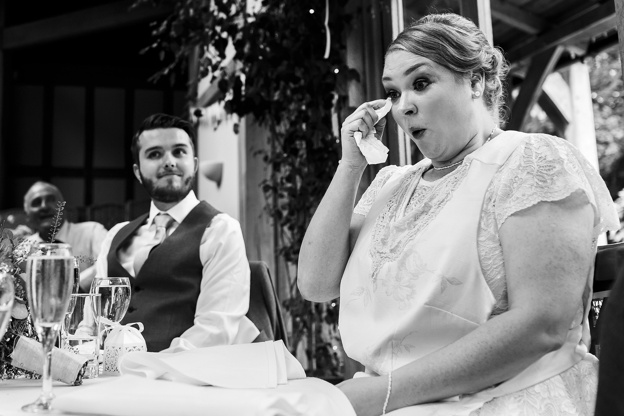 Wedding speeches at the Oak Tree at Peover