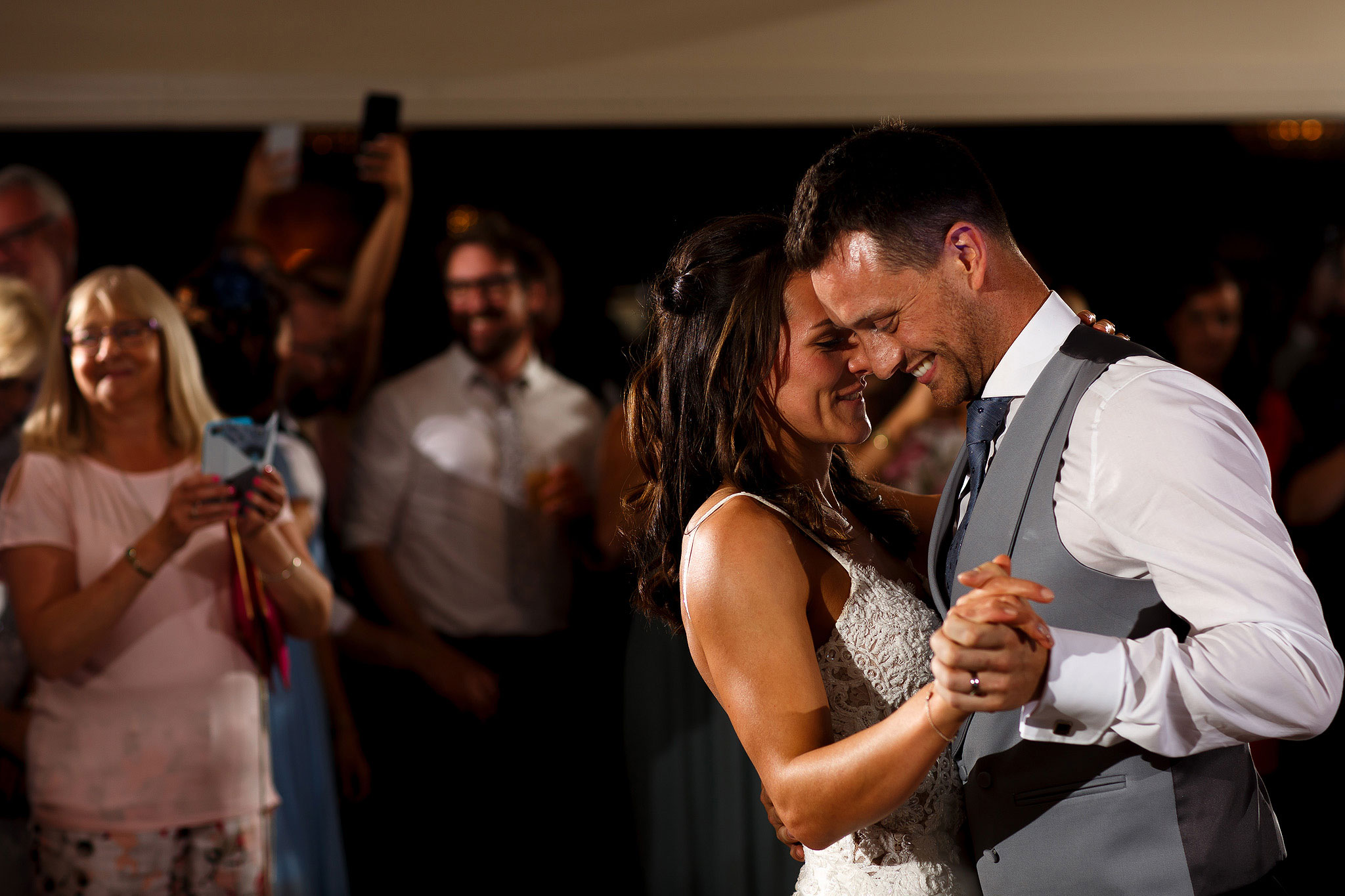 Bride and grooms first dance at Shireburn Arms wedding